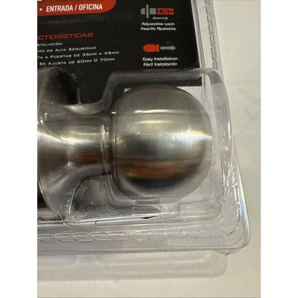 Starke Entry/Office Keyed Lock Door knob Adjustable Latch Easy Installation F1 - Picture 9 of 11